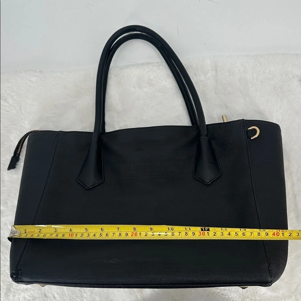 Dagne Dover Elegant Black Legend Signature Tote Bag